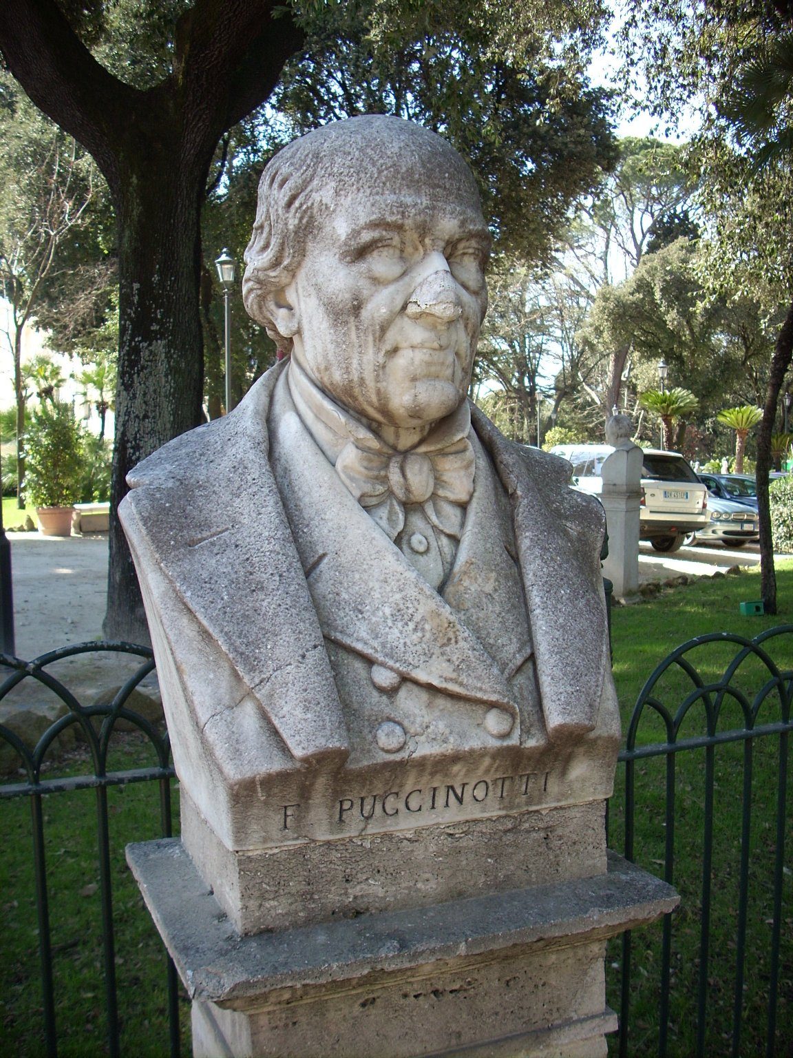 Francesco Puccinotti's bust, Pincio, Rome (5).JPG
